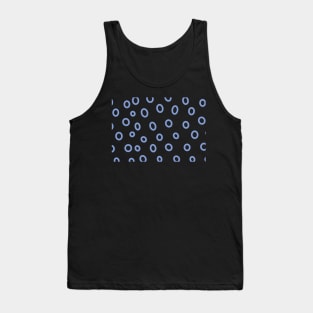 Minimalistic Blue Dots Tank Top